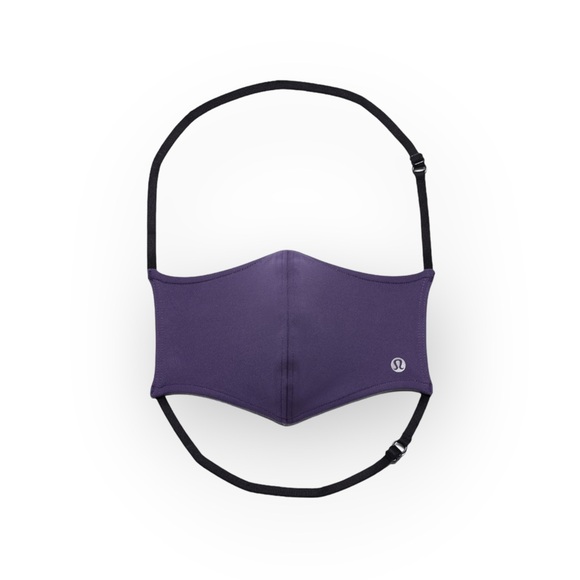 HTF: new Lululemon ॐ Double Strap Face Mask ॐ Midnight Orchid Nulu Fabric ॐ - Picture 10 of 16
